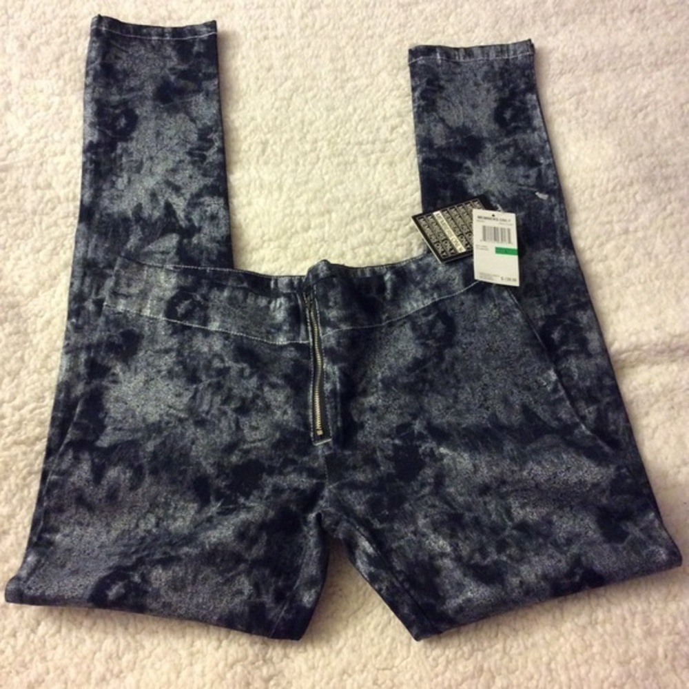 NWT Members Only Silver Paint Skinny Jean JR LG